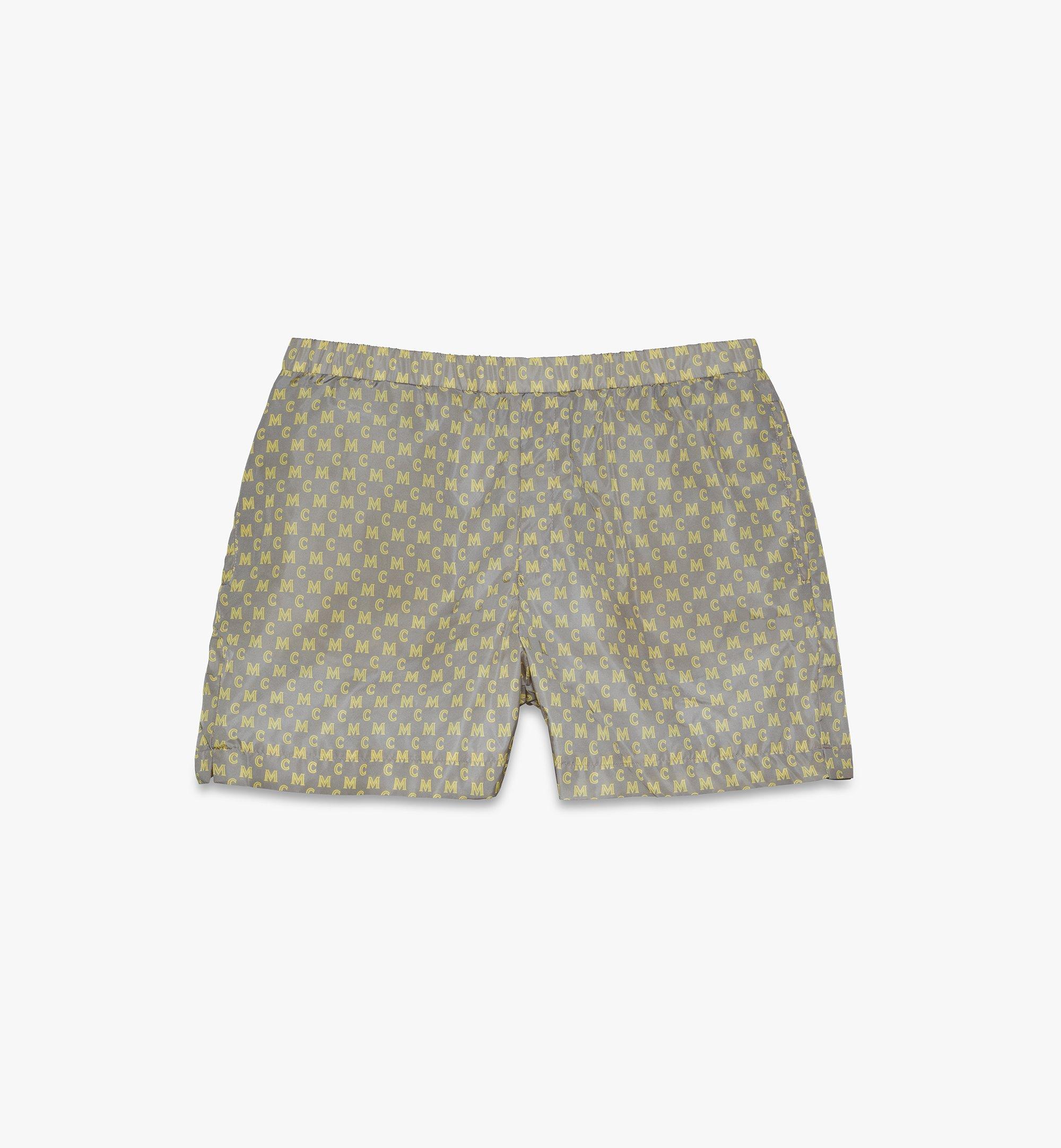 Men's Monogram Print Board Shorts 1